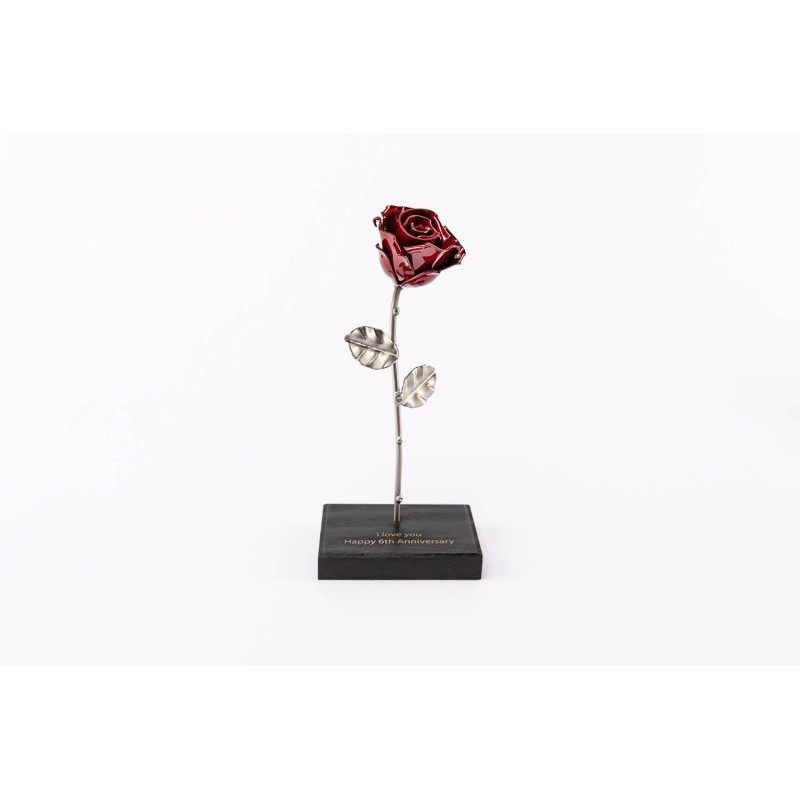Rosa Roja/Plateada personalizada