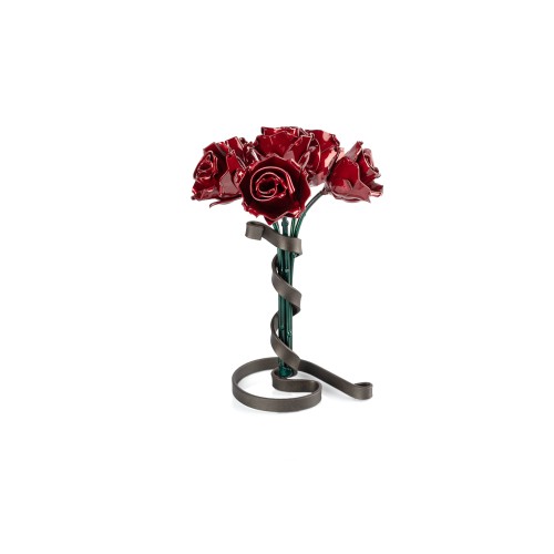 Ramo de 6 Rosas (Rojo y Verde)