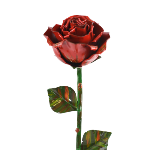 Wrought Iron Rose XL (Red) 2