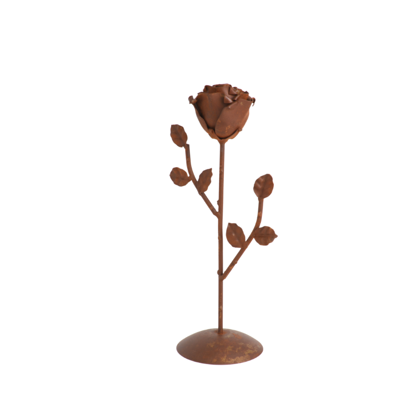 Rosa de Hierro XL acabado Óxido