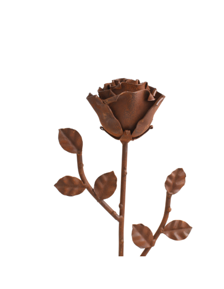 Rosa de Hierro XL acabado Óxido