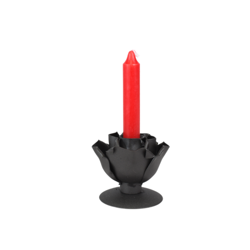 Black Rose Candleholder Small