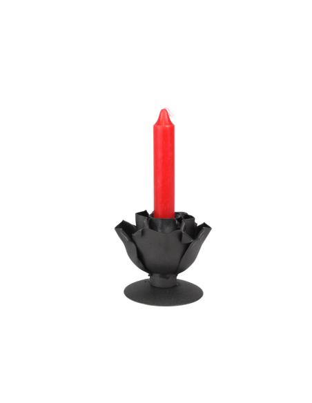 Candelabro Rosa Negra Pequeño