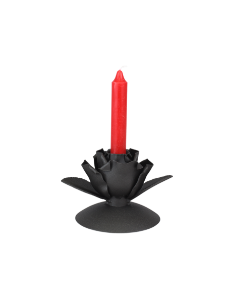 Candelabro Rosa Negra Grande