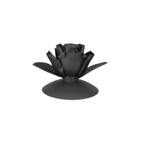 Candelabro Rosa Negra Grande 2