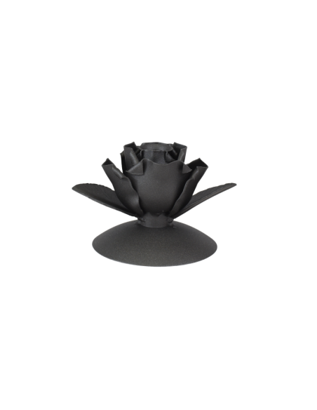 Candelabro Rosa Negra Grande