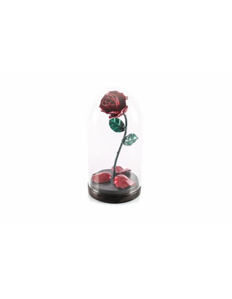 Rosa Roja/Verde con grabado en la cúpula