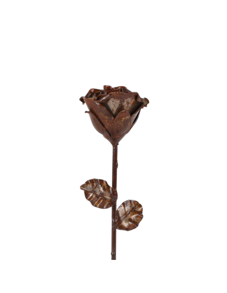 Rosa Oxidada con Peana
