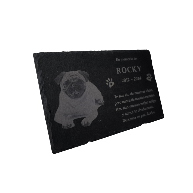 Pet Memorial Slate with Personalized Engraving...