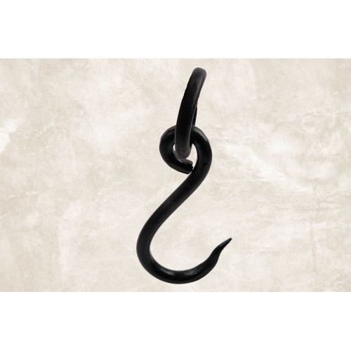Hand-Forged Wrought Iron S-shaped Hook 2