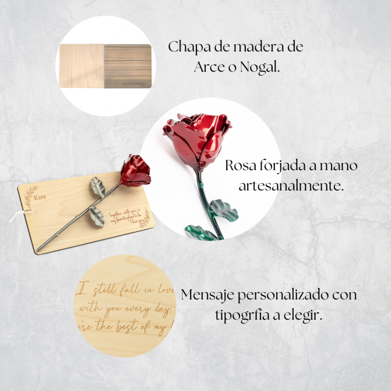 Marco de Madera Arce con Grabado Personalizado