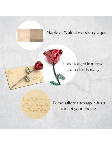 Wood Slate Maple with Personalized Engraving