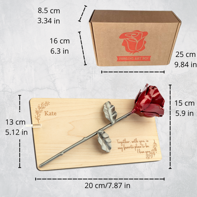 Wood Slate Maple with Personalized Engraving