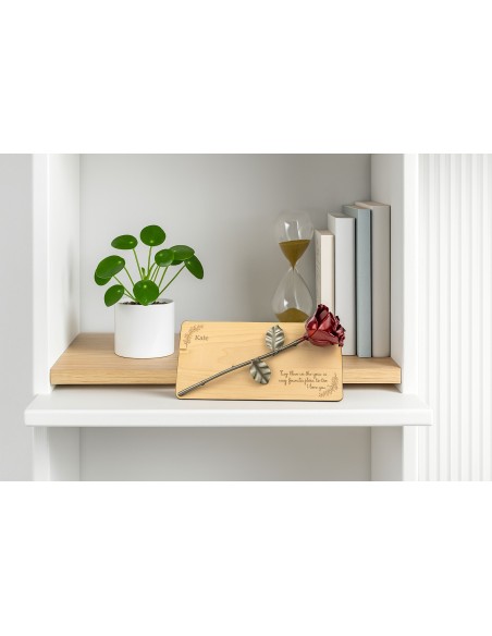 Wood Slate Maple with Personalized Engraving