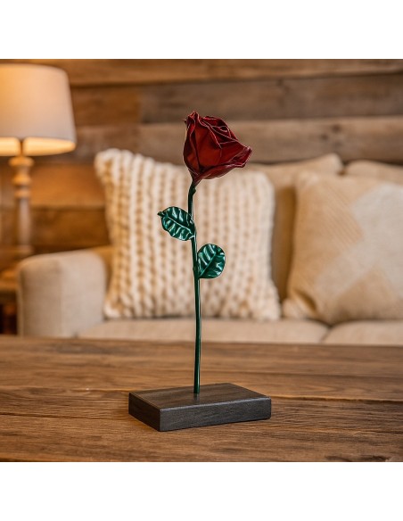 Rose Red/Green Personalized