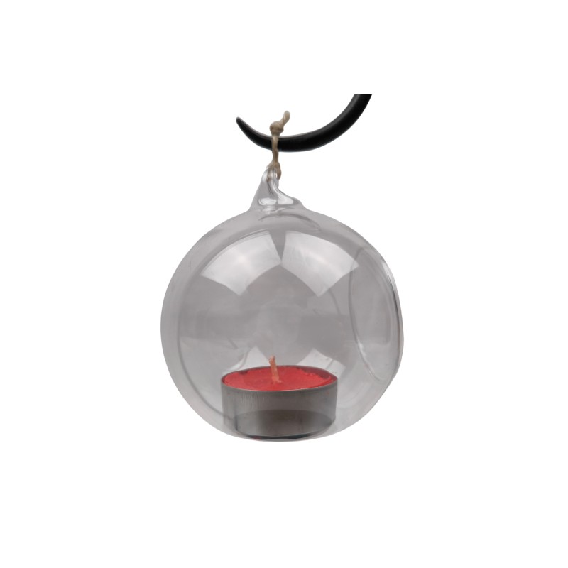 Candelholder with Glass Globe for Tea Light...