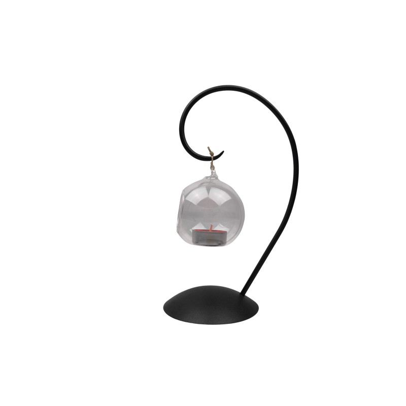 Candelholder with Glass Globe for Tea Light...