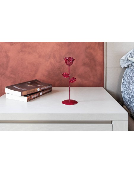 Rosa Roja con peana