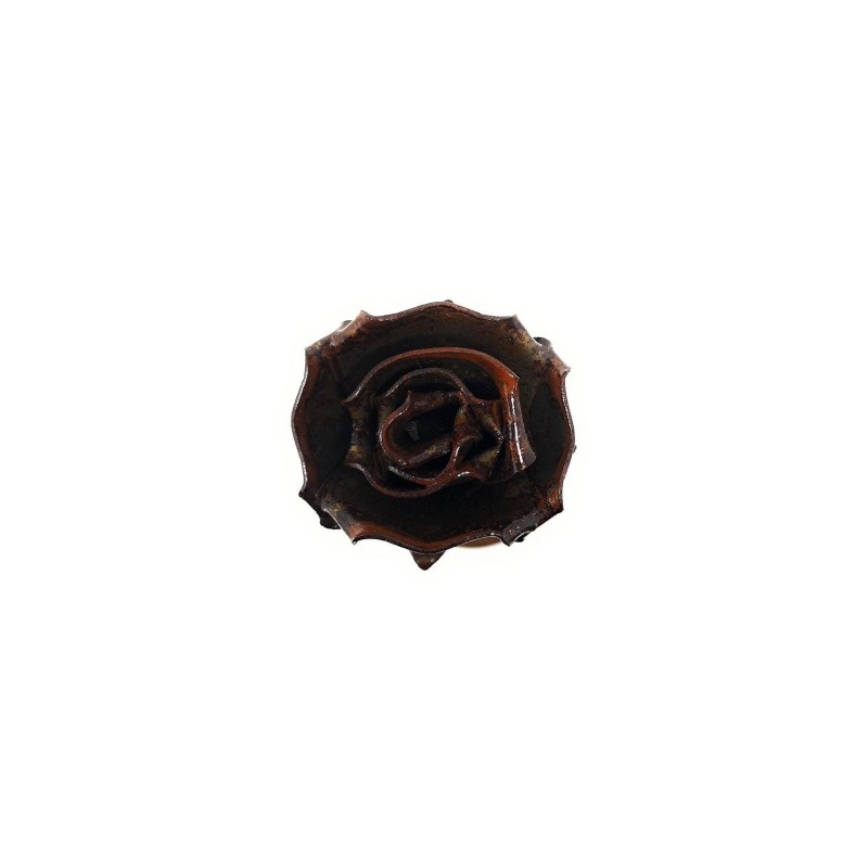 Rosa Oxidada con Peana