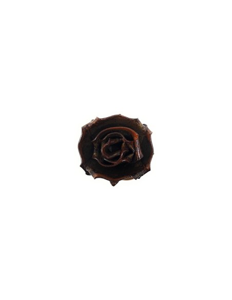 Rosa Oxidada con Peana