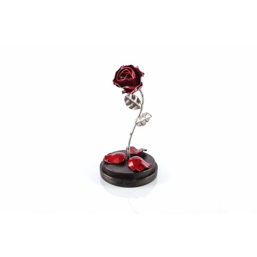 Rose Red/Silver with Dome 2