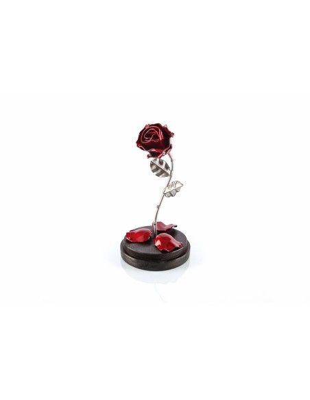 Rose Red/Silver with Dome