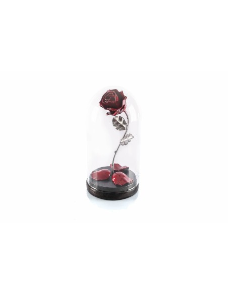 Rose Red/Silver with Dome