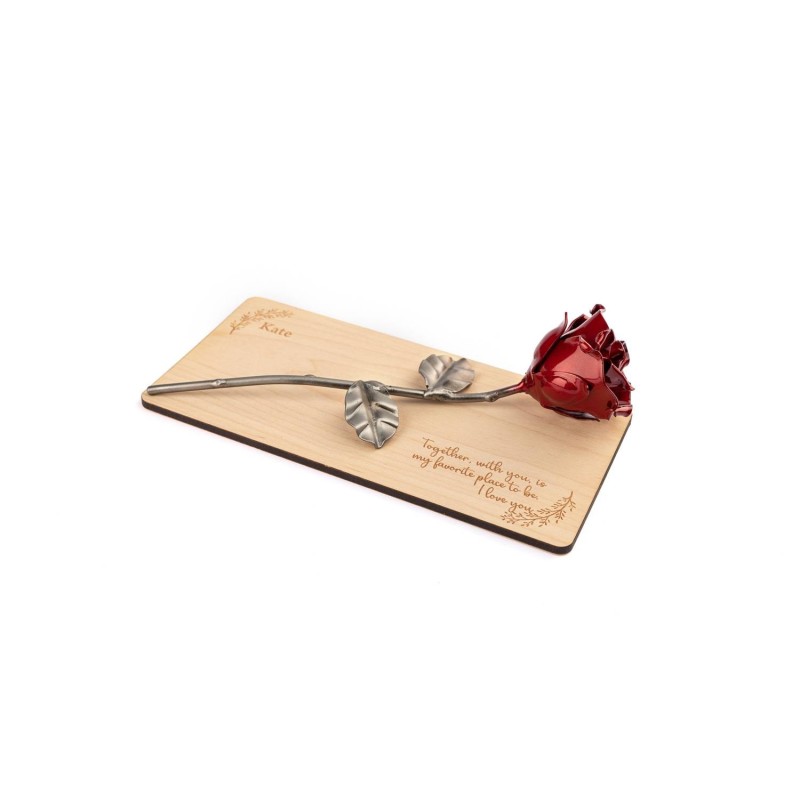 Wood Slate Maple with Personalized Engraving