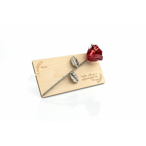 Wood Slate Maple with Personalized Engraving