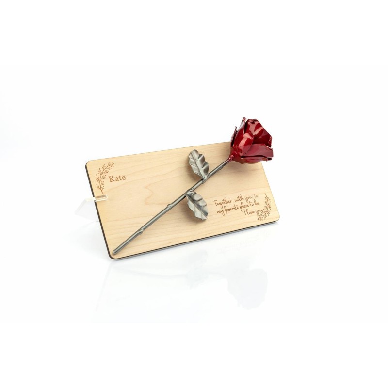 Wood Slate Maple with Personalized Engraving